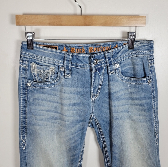 Rock Revival Lacey Bootcut Jeans Size 28 - Picture 3 of 11